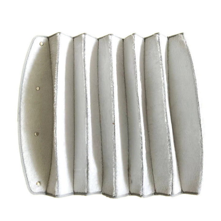 Cat tunnel toy made of felt for play and rest indoors