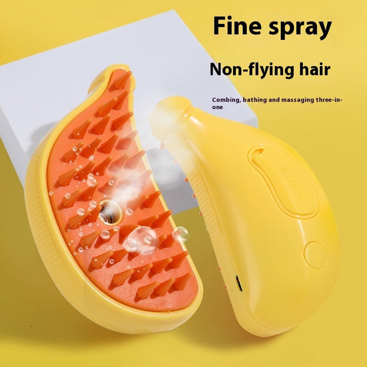 Pet spray hair comb grooming tool for cats and dogs