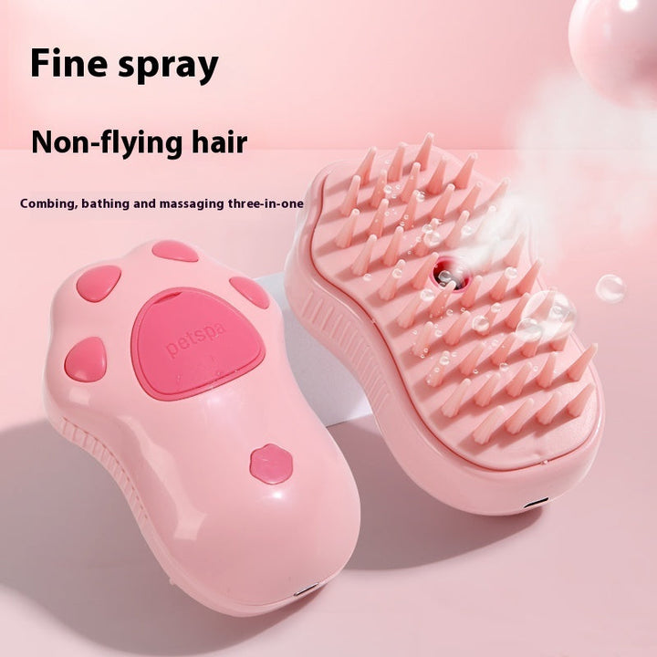 Pet spray hair comb grooming tool for cats and dogs
