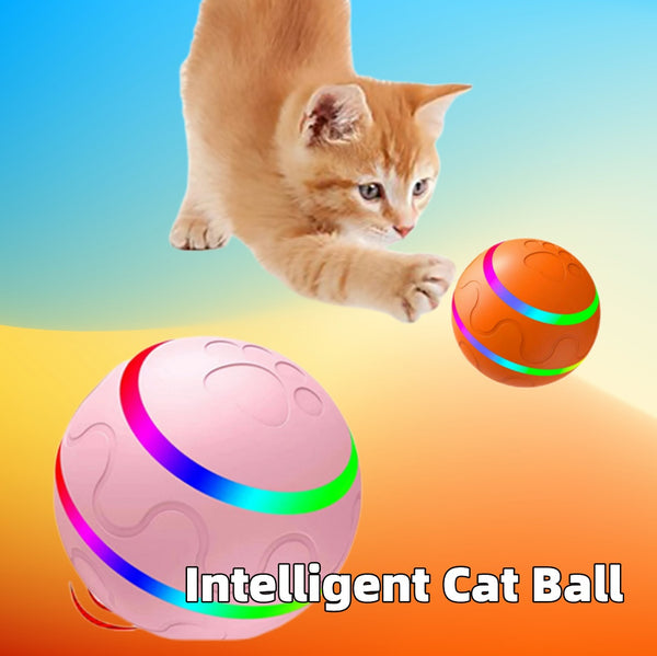 Intelligent Self-Rotating Cat Ball