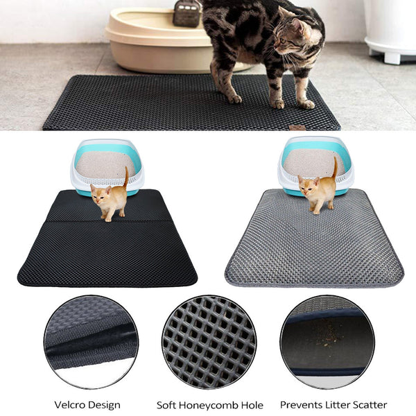 Double-Layer Litter Trapping Mat